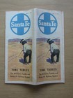 Atsf Santa Fe Public Timetable  4 4 48 Full System Folder
