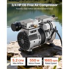 Uimoso Pond Aerator For Lakes Up To 3acres With 5 2cfm 3 4hp Air Compressor 550w
