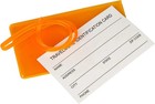 4 Pack Silicone Luggage Tags With Id Card Travel Suitcase Bag Labels