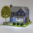 Ho Scale Lighted Grandma s House Two Story Model Train Building Display Diorama