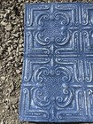 Antique Metal Tin Ceiling Tile 24    X 24  Salvaged Vintage 