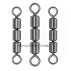 50-100pcs High Speed 3 Roller Swivels 3 Bead Rolling Chain Swivel Size 18lb-93lb