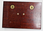 Brass Wooden Wall Hanging Guns Vintage Collectors Display 9  Pistol D  cor Rare