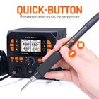 Silverflo 992d-ii 2in1 Hot Air   Soldering Station 210 245 For Micro Pcb Repair