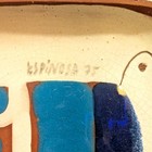 Susana Espinosa 1975 Signed Mcm Puerto Rico Studio Art Pottery Plate Dish 
