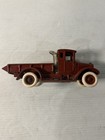 Antique Arcade Cast Iron Dump Truck With Original String Winch