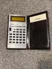 Vintage Casio Aq-1000 Electronic Calculator W  Case   Manuals    used works L7