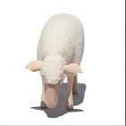 Handmade Meier German Wooly Sheep Sculpture  50 X 25 X 80cm Exceptional New 
