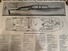1946 Chris-craft 46-ft  Double Cabin Enclosed Cruiser W  Flying Bridge Blueprint