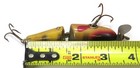 Creek Chub Baby Jointed Pikie Minnow Glass Eye Wood Vintage Lure  Perch Scale