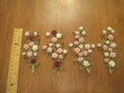 Artist Set Of 4 Rose Covered Double Vines 1 12 Scale Dollhouse Miniature 