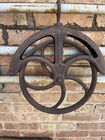 Vintage Cast Iron Well Pulley Antique Old Farm Wheel Barn Hay Loft Steampunk
