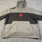 Georgia Bulldogs Hoodie Mens 2xl Nike Dri Fit Hooded Sweatshirt Ncaa Gear