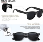 Sunglasses Men Polarized Sunglasses Mens And Womens Black Retro Sun Glasses