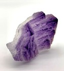 Zoned Etched Purple clear Fluorite Crystal With Stepped Growth Habit  fl3 