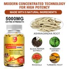 Ashwagandha Supplements Extra Strength Ashwagandha Capsules With 5000mg  120 Ct