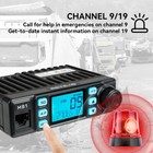 Retevis Mb1 Fcc Cb Radio Dual Mode Am fm Mobile 4w 40 Channel   Mr500 Cb Antenna