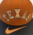 Nike University Of Texas Longhorns Ncaa Fitted Hat M-l Cap 30  Wool Swoosh Logo