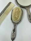 Vintage Silverplate Vanity Set Brush Comb Mirror