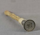 19c Metal   Stag Antler Seal