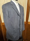 Very Nice Vintage Brooks Brothers Dusty Blue Herringbone Sports Coat 46l