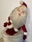 Vintage Christmas Harold Gale Mechanical Animated Store Display Santa In Boot