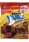 Nylabone Natural Nubz Edible Dog Chews 22 Large Treats 2 6 Lb Jumbo Bag