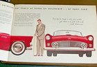 Vintage Original 1955 Ford Thunderbird Brochure  Dealer Catalog  1954 Printing