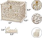 Wood Wedding Card Box With Sign Large Rustic Wooden Card Box Lock And Card