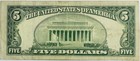1953  5 Five Dollar Silver Certificate Blue Seal Trinary Serial Number
