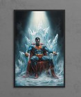 Superman Ice Throne Premium Giclee Print Poster 11x17 Dc Comics Wall Art