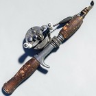 Old Vintage Pflueger Summit Champion Copper Telescopic Fishing Pole Rod Reel
