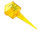 Ten Pack Of 1 5  Rain And Sprinkler Gauge Wide Mouth Bright Yellow Outdoor Gauge