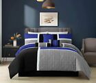 Chezmoi Collection 7-piece Patchwork Bedding Set Medallion Quilted Comforter Set