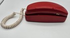 Vintage At t 210 Trimline Corded Phone Red Wall Desk Mount Retro Handset Keypad