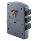 Belkin Pivot Plug Surge Protector 6 Ac Outlets 1080j Bp106000  Grey