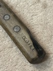Vtg    old File    High Carbon Butcher Knife 9    Curved Butcher Slicer Blade Antique