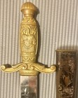 Antique 1890 Fraternal Cadet Artillery Style Short Sword Minus Scabbard   Sheath