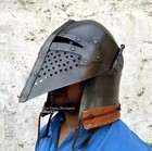 Antique Medieval Combat Bascinet Knight Helmet 18 Gauge Armor Adults New Gifts