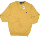 New Polo Ralph Lauren Classic Merino Wool Sweater   5 Colors  V Neck  Custom Fit