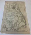 1862 Magazine Engraving 11x16 capture Of Fort Henry   Map Of Albemarle pamlico