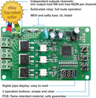Channel Traffic Light Controller Sequencer With Digital Tube Display Compatible