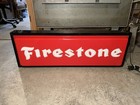 Vintage Firestone Tire Lighted Sign