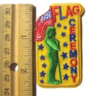 Brownie Girl Boy Scout Guide Flag Ceremony-fun Patch Banner Retirement Day Badge