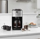 Cuisinart Burr Grind   Brew 12 Cup Automatic Coffee Maker Stainless Steel open