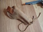Vintage 1950 s Western Large Hubley Cowboy 45 Cap Gun W left Handed Holster 
