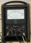 Vintage Simpson Vacuum Tube Voltmeter Model 303 Tested W  Leads   Case