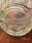 Vintage Winston Cigarettes Beer Mug 16oz Clear Glass Dimpled With Handle 5  Tall