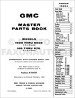 1955-1964 Gmc Parts Book Pickup And Truck Illustrated Master Part Catalog