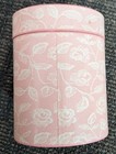 Chantilly Houbigant Dusting Powder Puff Vintage Vanity 6 Oz Full Oval Box Prop